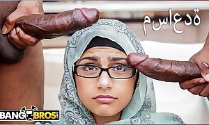 Bangbros - mythological mia khalifa extended dark weenie three-some greater than monsters of pecker!