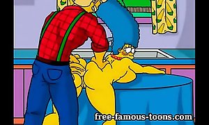 Simpsons manga porn strip show