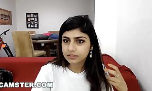 Camster - mia khalifa's cam flexuosities vulnerable before she's available