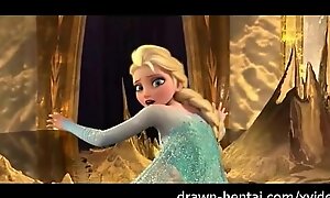 Frozen anime - elsa's juicy pipedream