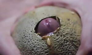 scrounger cumming in cantaloupe