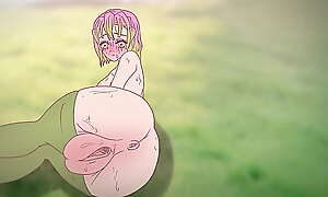 Mitsuri seduces with her grown pussy ! Porn demon slayer Hentai ( pasquinade 2d ) anime